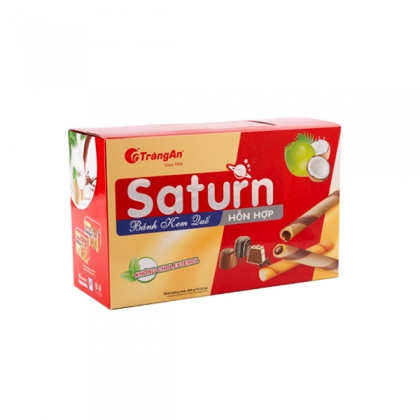 BÁNH QUẾ SATURN HỖN HỢP & SOCOLA 440g